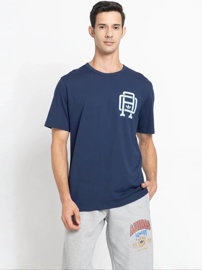 Buy Adidas Originals Blue Q12 VARSITY T-Shirt for Men Online