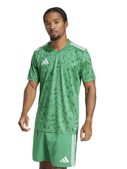 Adidas Green Slim Fit Printed Jersey