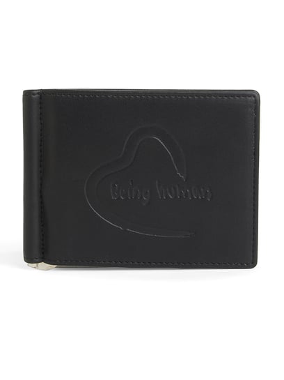 Being Human Black Leather Wallet