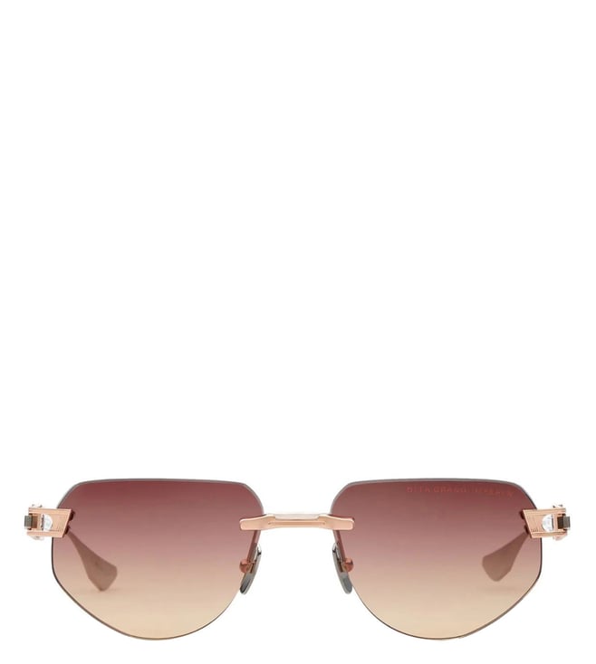 Dita DRX-2082-B-BLK-GLD-62 Brown Decade-Two UV Protected Aviator