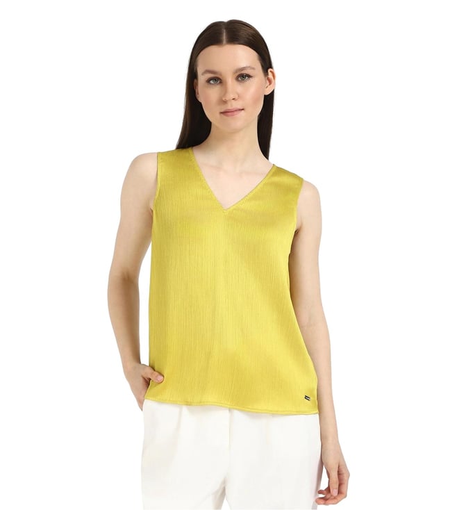 calvin klein yellow top