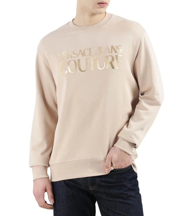 VERSACE ゴールド刺繍　トレーナー Buy VERSACE Barocco Panelled Hoodie | Black Color Women | AJIO LUXE