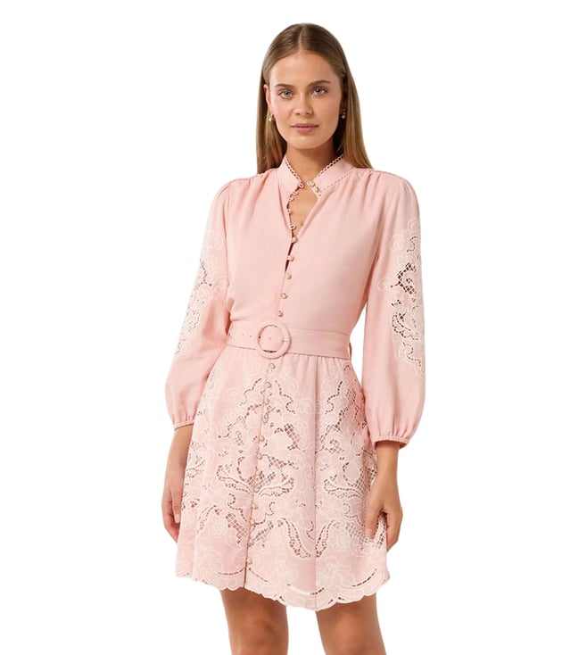 forever new pink mini dress Tessa Flower Mini Dress Soft Pink