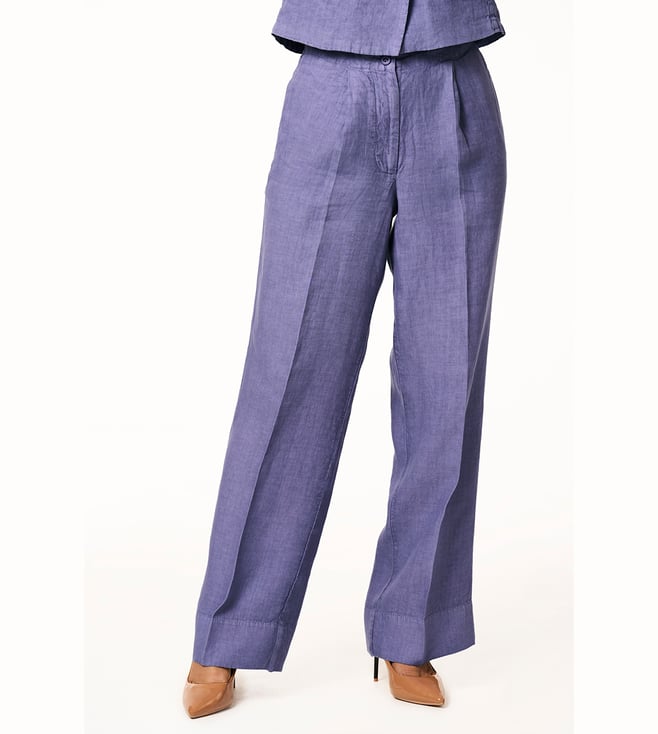 Buy Authentic Linen Club Pants Online In India | Tata CLiQ Luxury