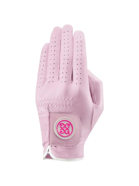 G/FORE Pink Logo Gloves - S