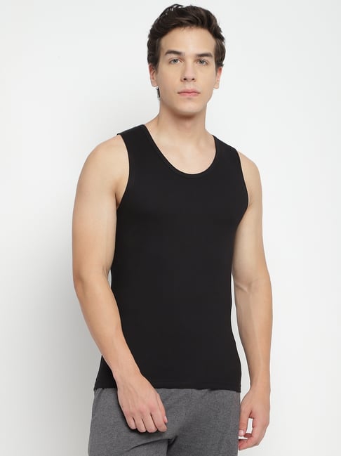 La Intimo Men Vests in Black