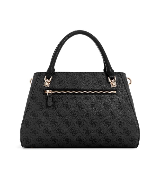 Guess NOELLE II LUXURY SATCHEL - Sac à Main - Coal/gris Foncé