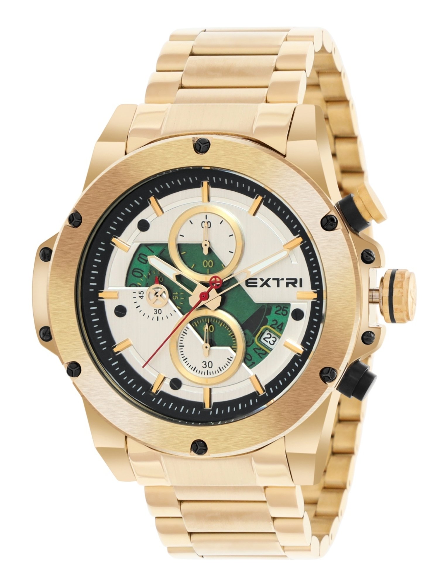 コロニーページ② Extri X6080-G SS25 Chronograph Watch for Men