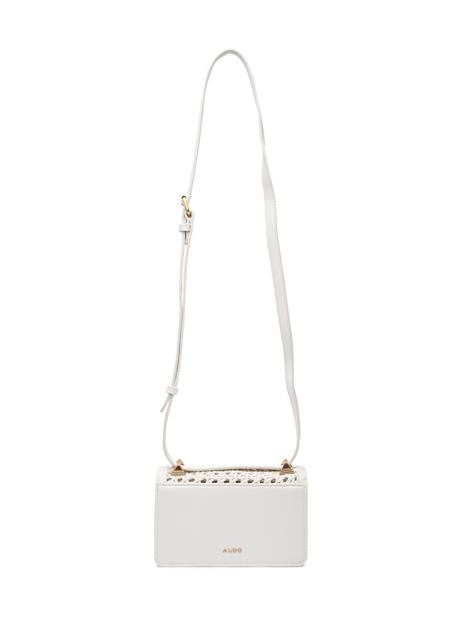 Aldo Open White ZENITHMINI Textured Medium Cross Body Bag