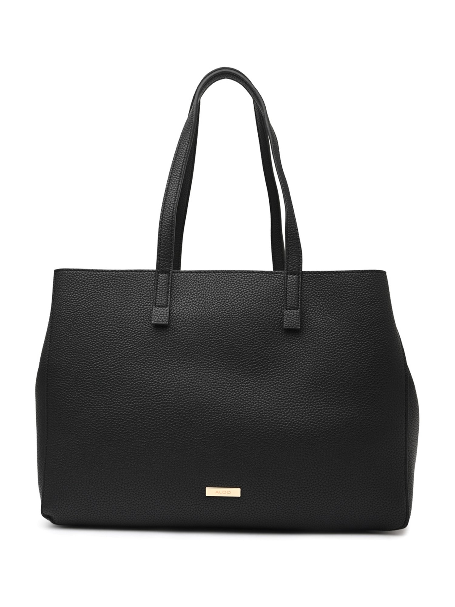 Aldo Black BILGG Textured Medium Satchel