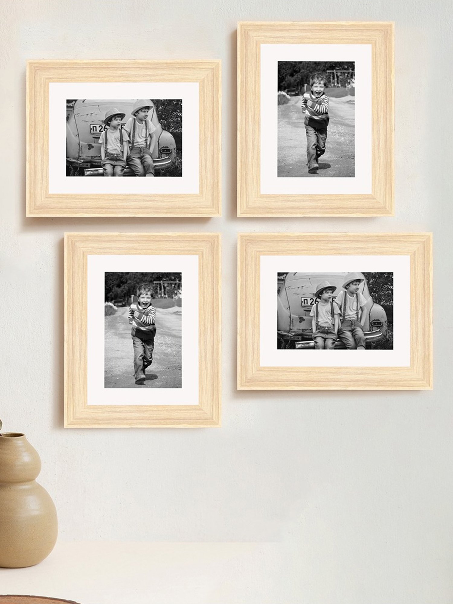 Buy Art Street White Photo Frame (6 x 8 Inch) - Set of 4 at Best