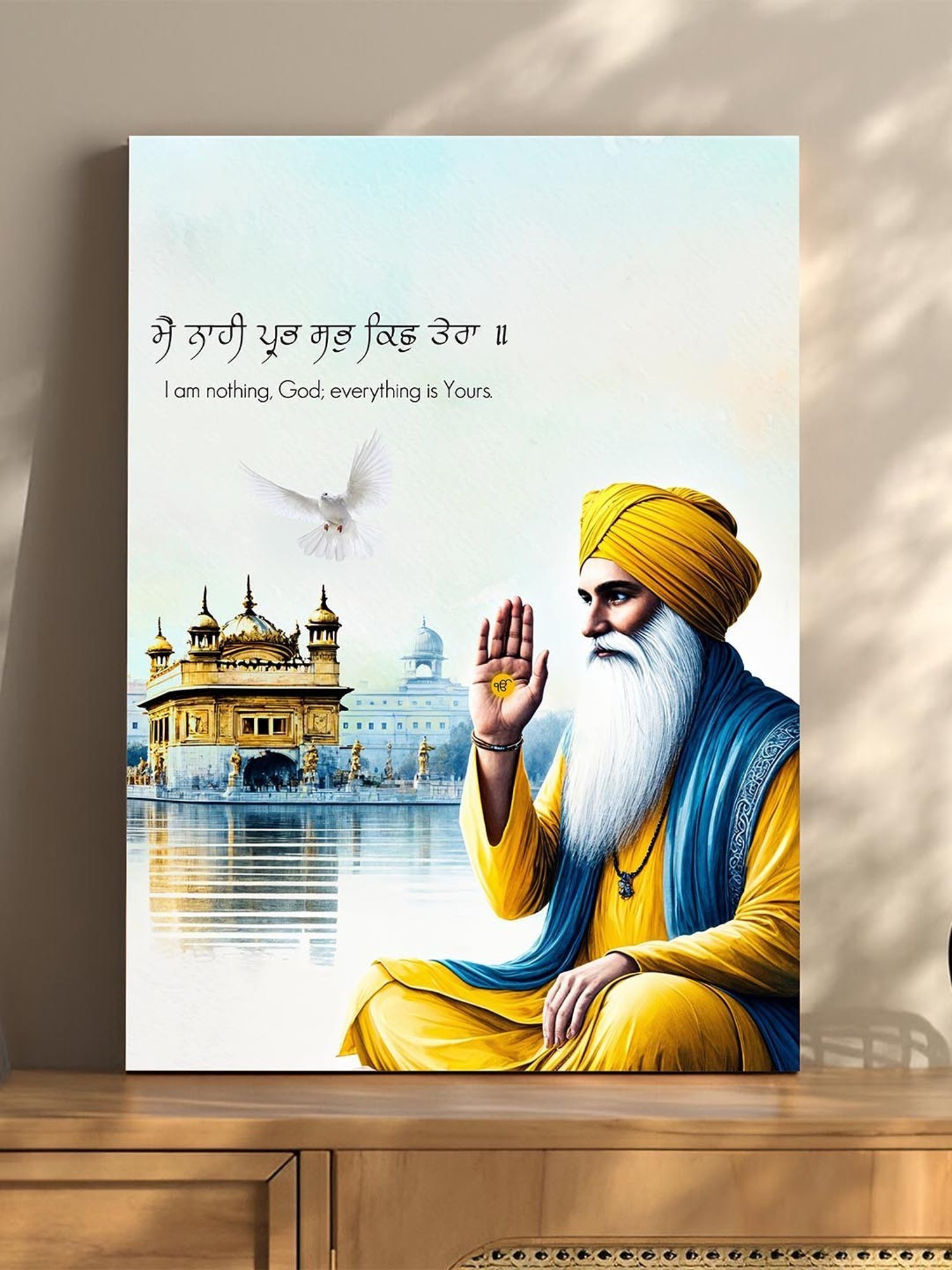 Canvas Tuner&Providence P203(40cm)セット Art Street Gold Guru Nanak Dev Ji in India Gold Guru Nanak Dev Ji
