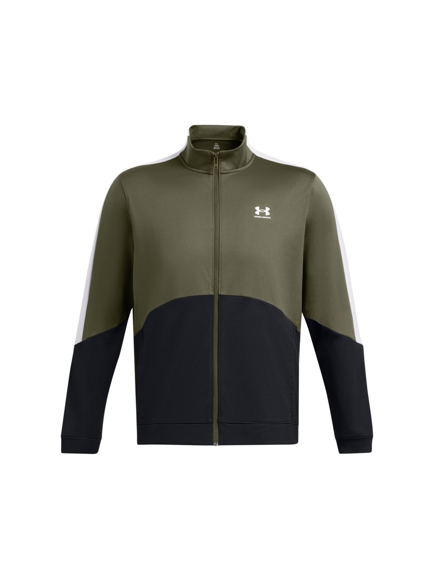 Under Armour Green Regular Fit Colour Block Sports Jacket
