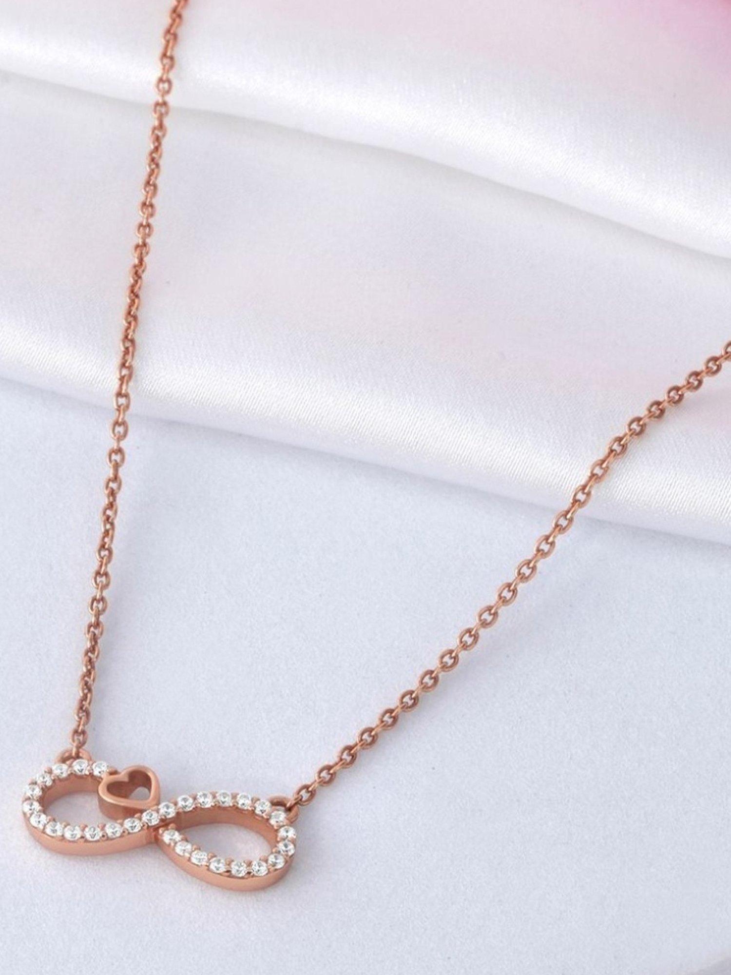 Buy Zavya 925 Sterling Silver Necklace for Women Online At Best