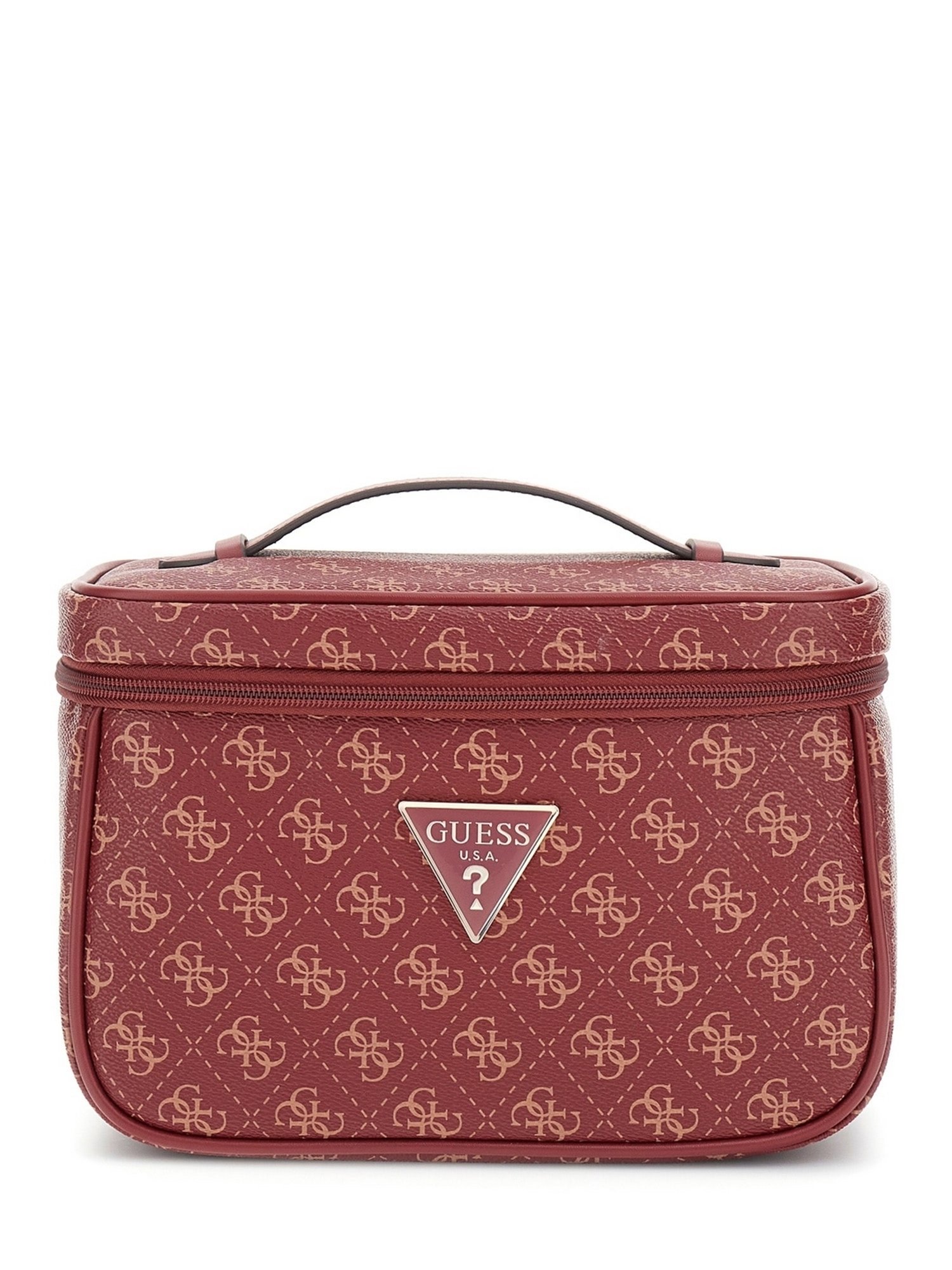 GUESS Make Up Case Stone - Beauty Case Da Viaggio Con Portachiavi