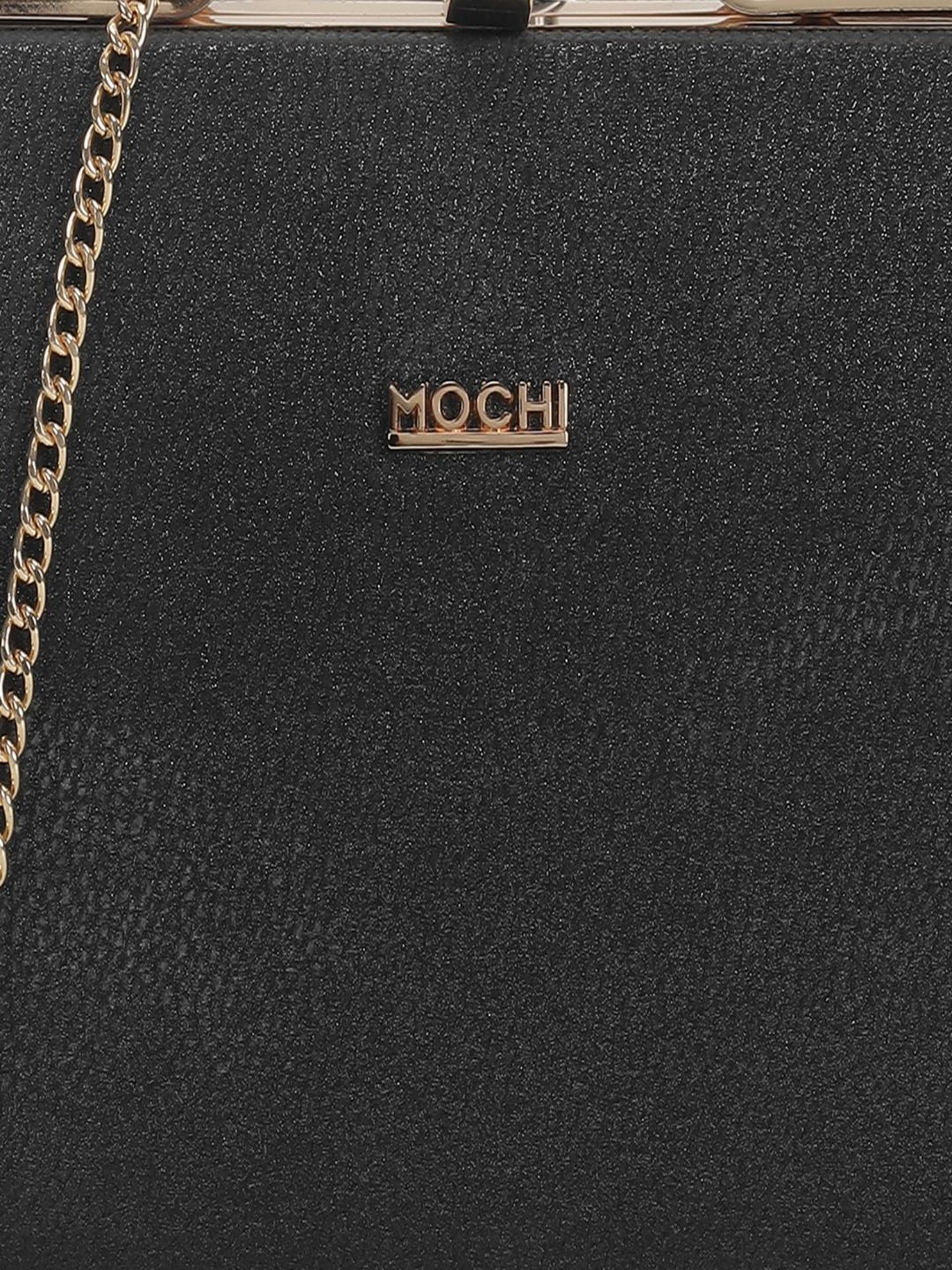 Mochi Black Medium Clutch
