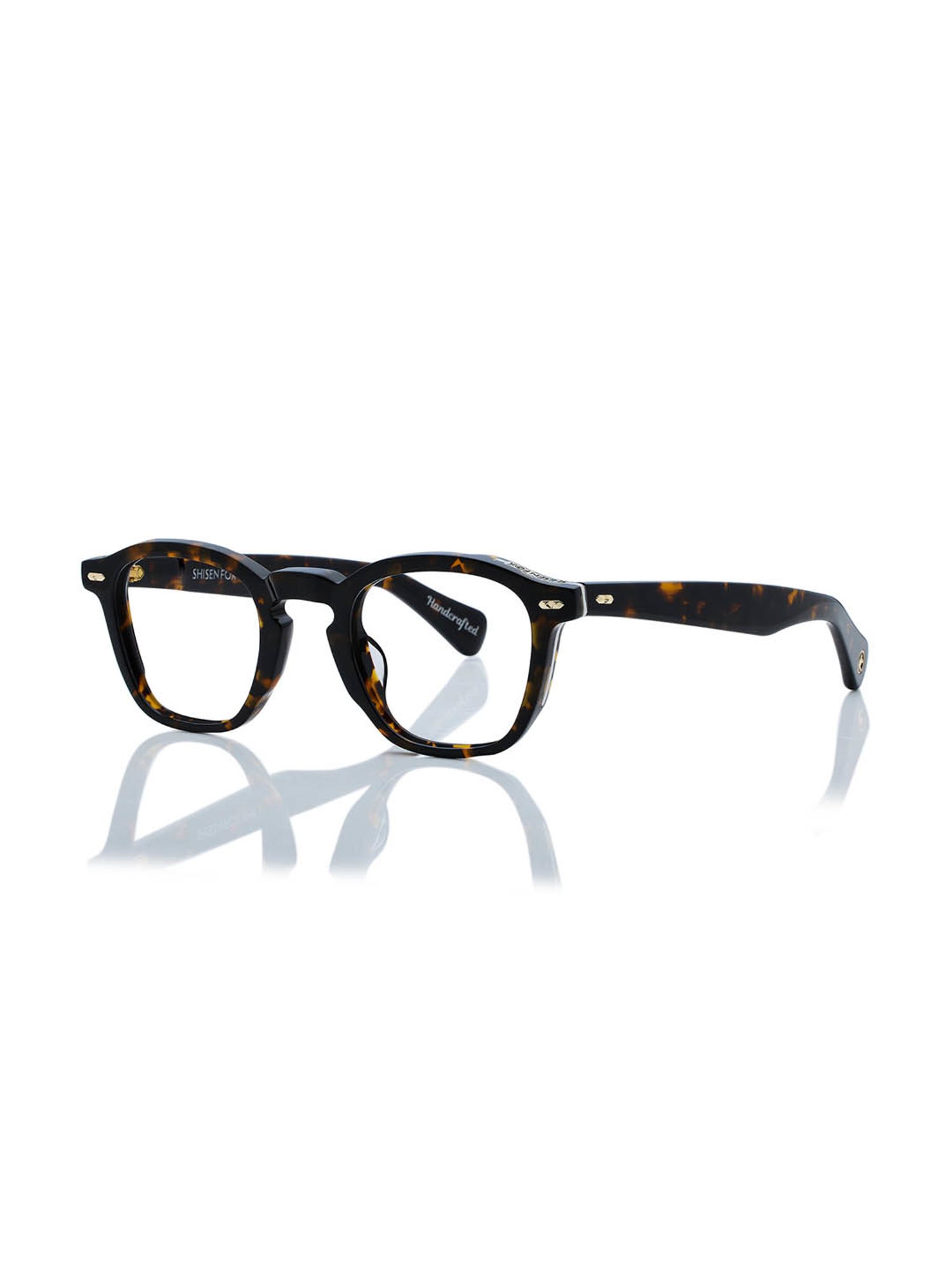 Shisen Fox Brown Square Unisex Eye Frame