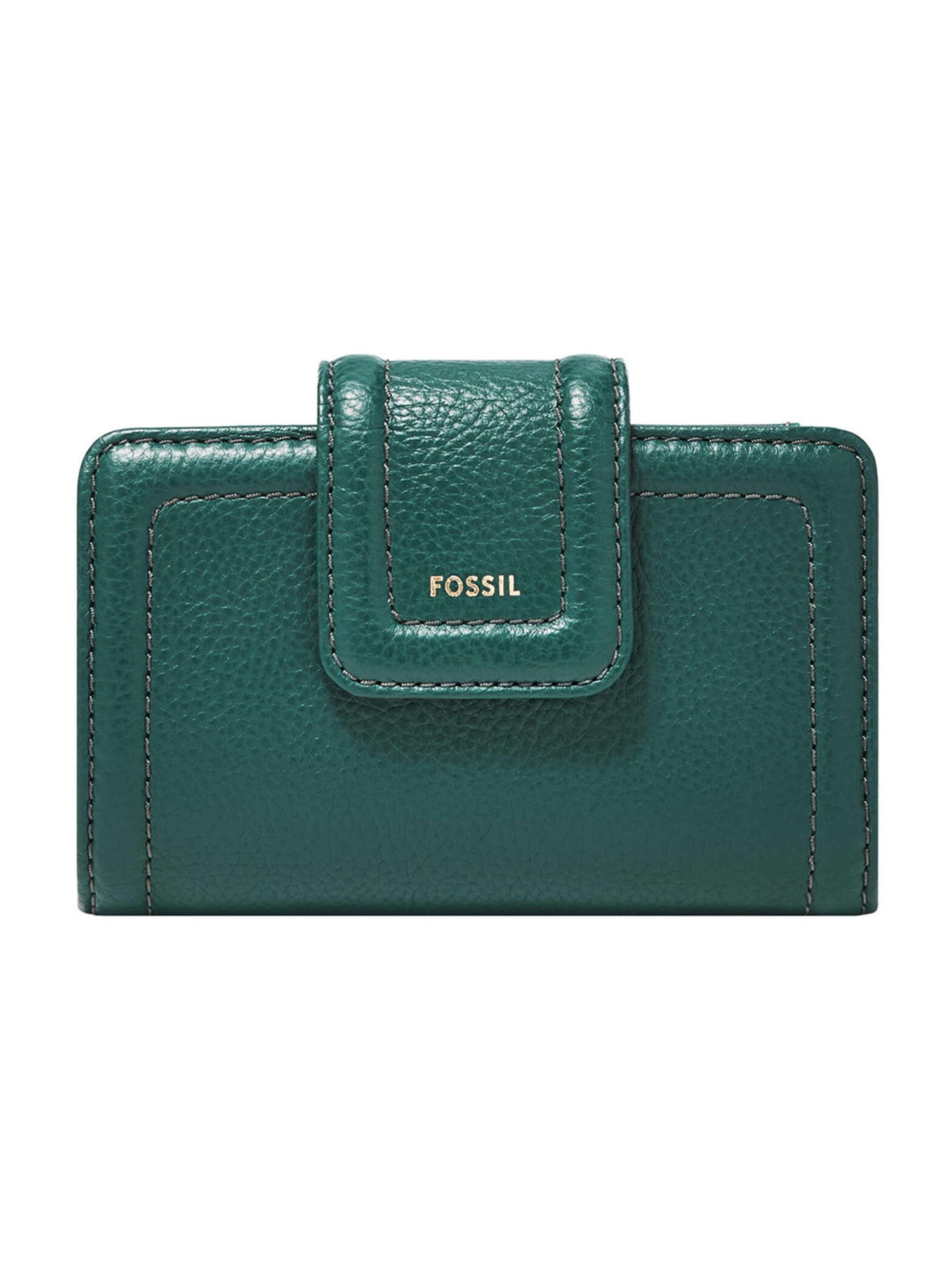 Fossil Madison Green Small Leather Wallet