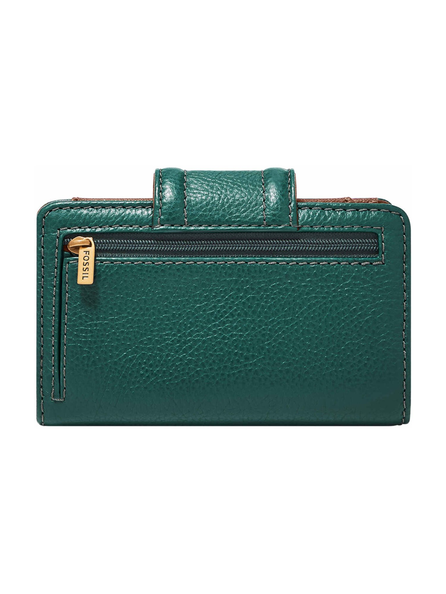Fossil Madison Green Small Leather Wallet