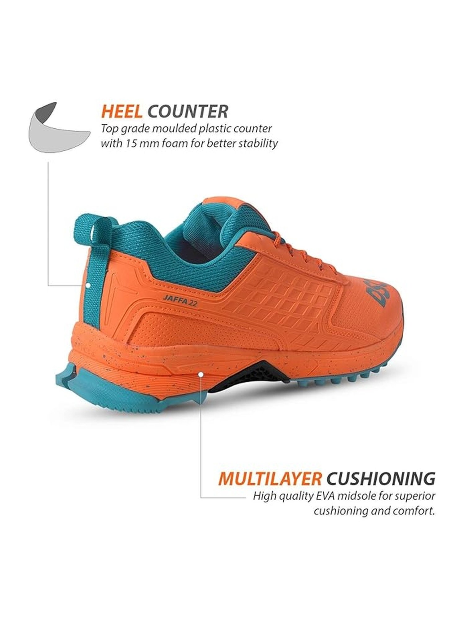 Buy DSC Men's Jaffa 22 Orange Cricket Shoes at Best Price @ Tata CLiQ