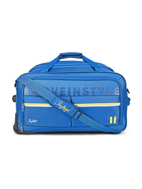 Skybags Blue Muse 2 Wheel Medium Duffle Trolley - 58 cm