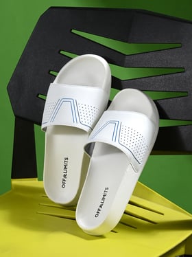 OFF LIMITS Men's VORTEX White Slides