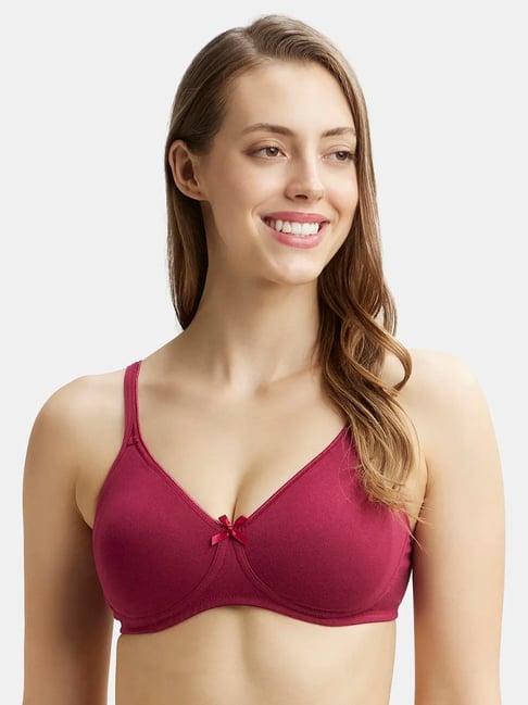 Jockey 1722 Women's Wirefree Non Padded Super Combed Cotton Medium Coverage Everyday Bra
