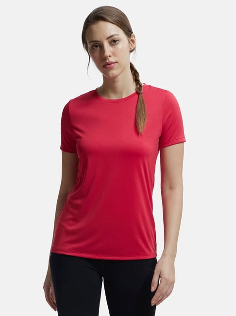 Buy Jockey Red T-shirt for Women Online Tata CLiQ