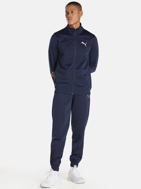 Puma Navy Full Sleeves Tracksuit