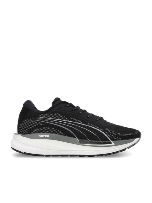 Puma Women's Magnify Nitro Knit Black Running Shoes-picture-38