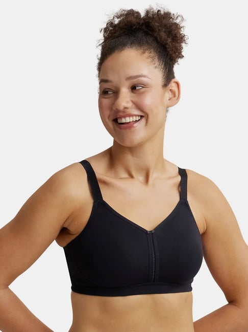 Jockey ES27 Women's Wirefree Non Padded Super Combed Cotton Full Coverage Minimizer Bra-picture-22