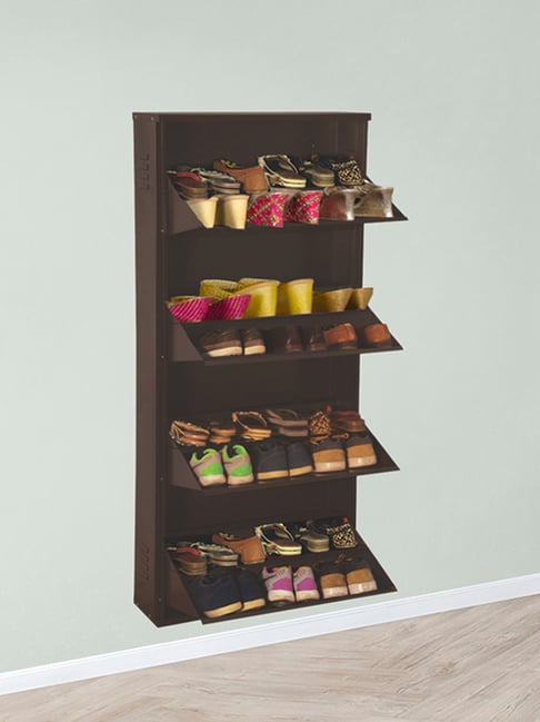Buy Delite Kom Coffee Wall Mounted Metal Shoe Rack (8 Shelves DIY