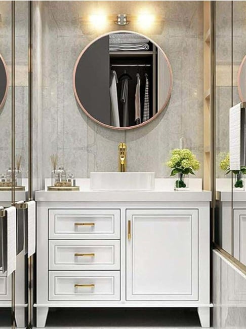 Casagold Rose Gold Small Round Mirror-picture-14