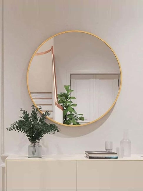 Casagold Gold Medium Round Mirror
