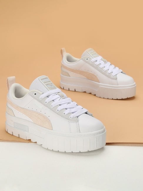 Buy Puma Women's Mayze Mix White Sneakers for Women at Best Price
