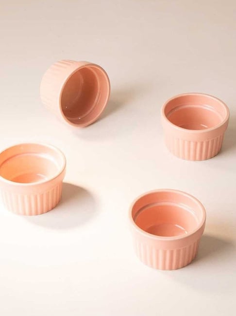 freedom tree Solid Handcrafted Ceramic Ramekin - Set Of 4-picture-40