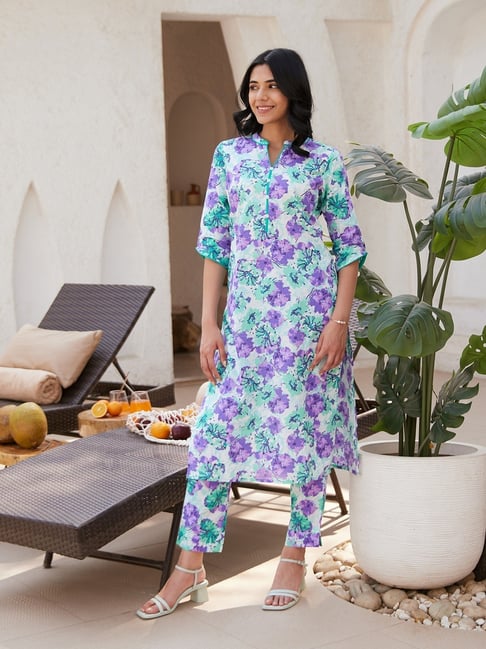 Aurelia Kurta Con Palazzo E Dupatta - Abito Tradizionale Donna Aurelia Kurta Con Palazzo E Dupatta - Abito Tradizionale Donna