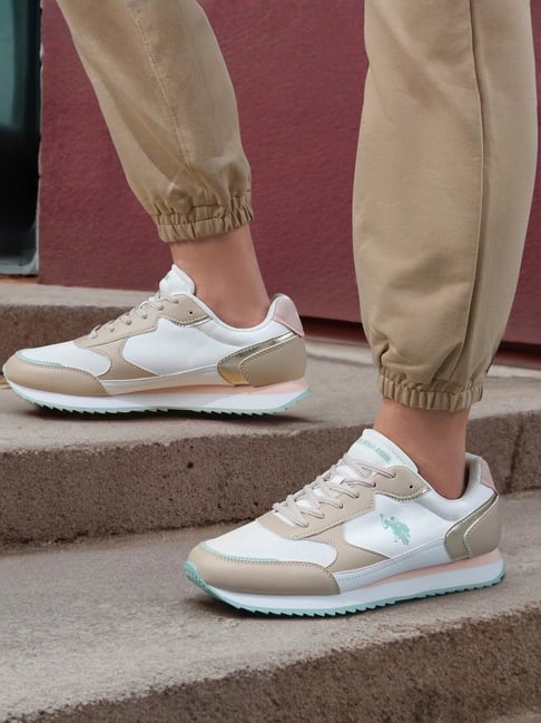 Polo Women's ALORA Beige Casual Sneakers