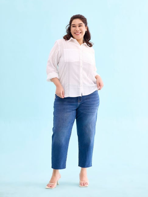 Go Colors! Blue Slim Fit Mid Rise Jeans