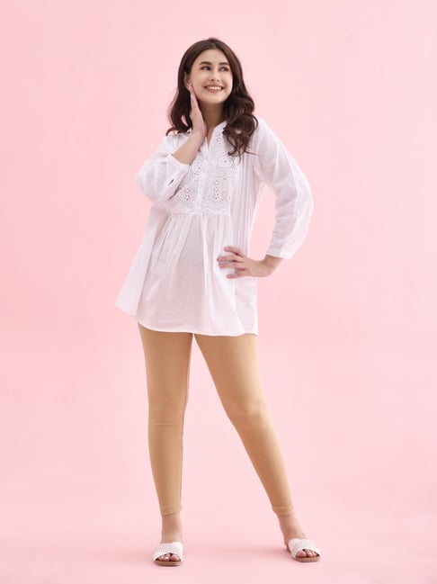 go colors! Go Colors Women's Drop Needle Ribbed Active Leggings � Mid Rise, Spandex Waistband, Wheat-picture-19