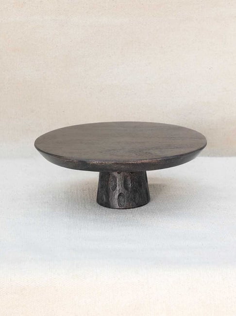 freedom tree Gouged Acacia Wood Black Center Piece-picture-38