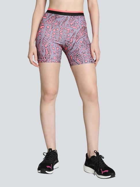 Puma Purple Printed Sports Shorts-picture-27