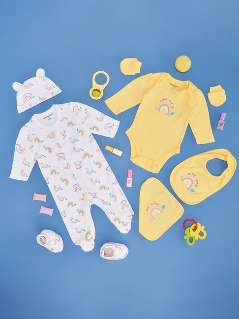 Pantaloons Baby Yellow Gift Set