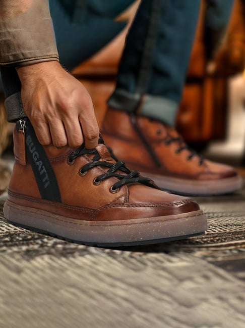 Bugatti Men's Huberto Cognac Derby Boots