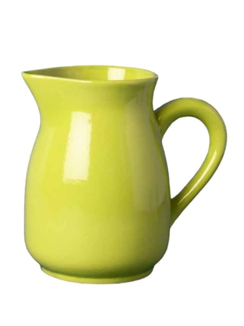 Freedom Tree Astral Green Solid Handcrafted Ceramic Water Jug-image-31
