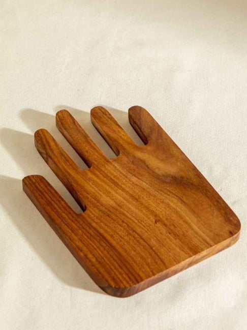 Freedom Tree Palm Handcrafted Wooden Cheese Board-image-49