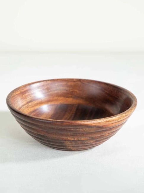 Freedom Tree Orbit Handcrafted Wooden Salad Bowl - Set Of 2-image-8