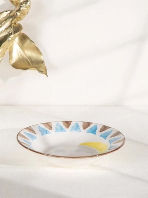 Freedom Tree Luna Handpainted Ceramic Pasta Bowl-image-21