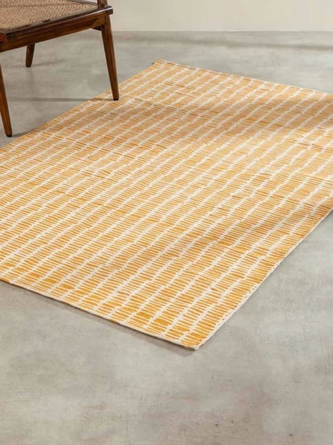 Freedom Tree Kyoto Cotton Mango Printed Rug - 4 x 6 FT
