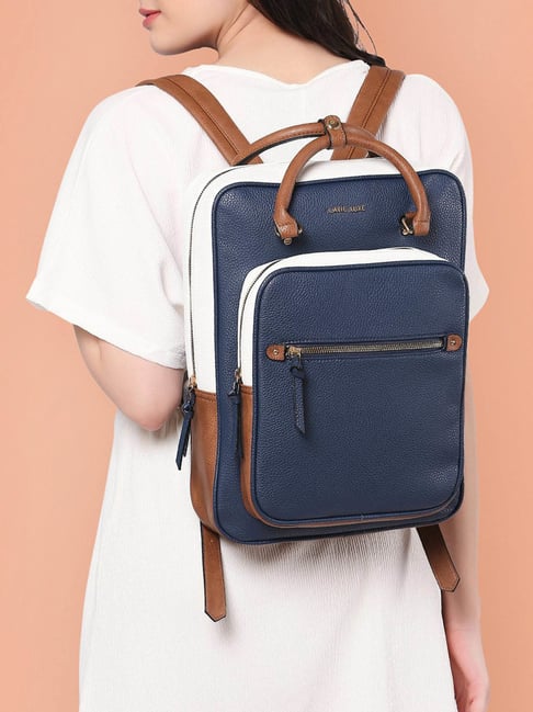 Lavie Luxe Navy LX Harris24 Laptop Backpack